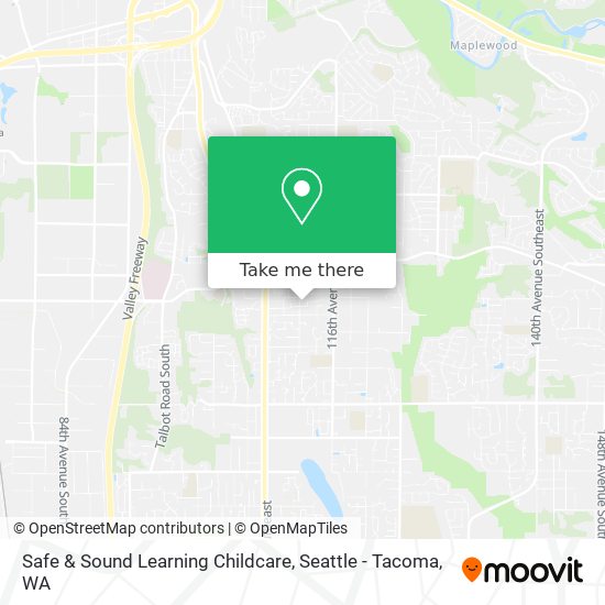 Mapa de Safe & Sound Learning Childcare