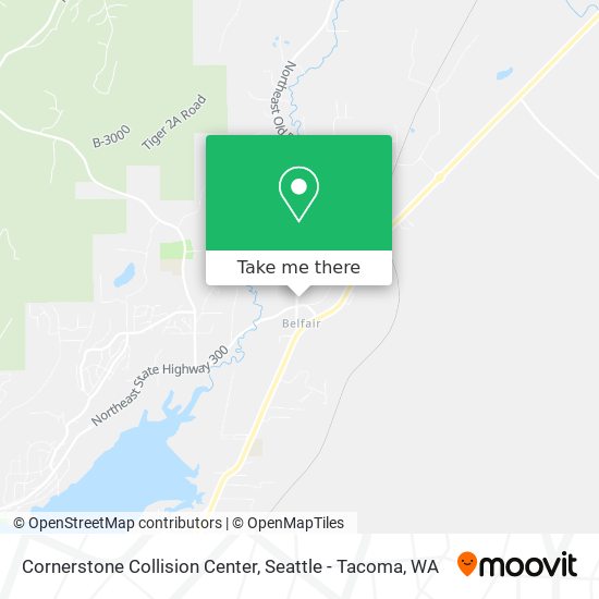 Cornerstone Collision Center map