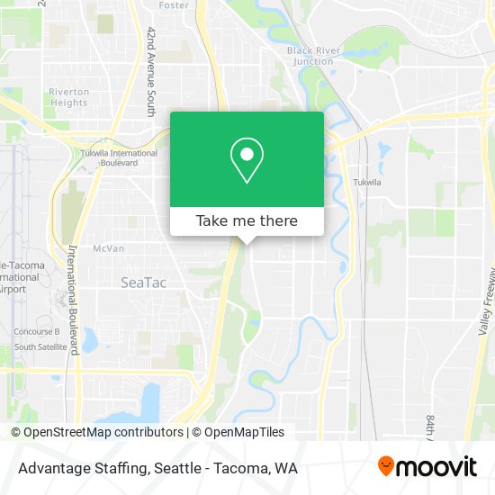 Advantage Staffing map