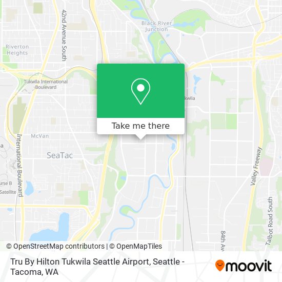 Mapa de Tru By Hilton Tukwila Seattle Airport