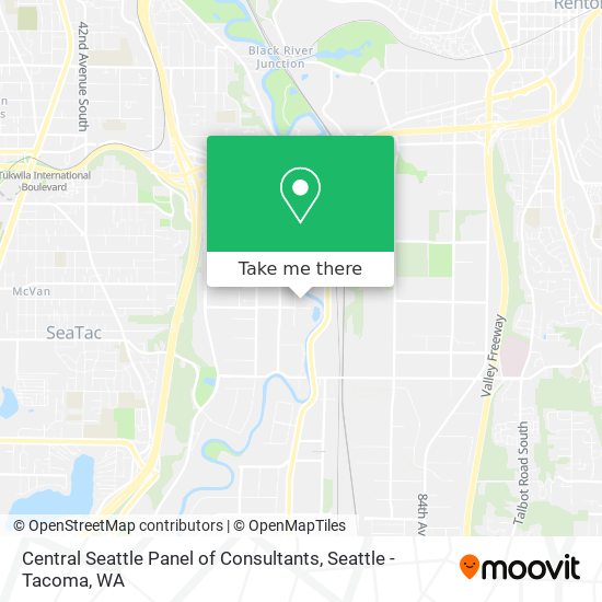 Central Seattle Panel of Consultants map