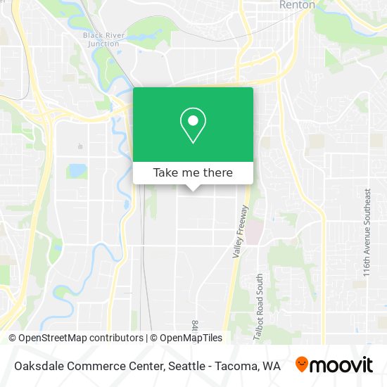 Oaksdale Commerce Center map