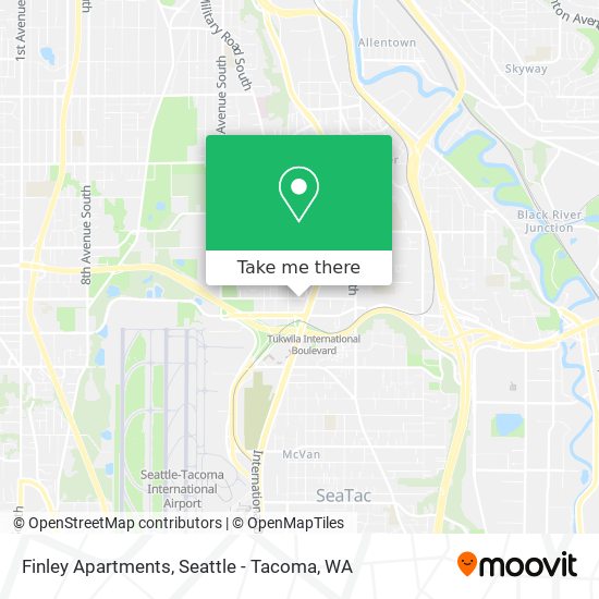 Finley Apartments map