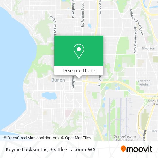 Keyme Locksmiths map