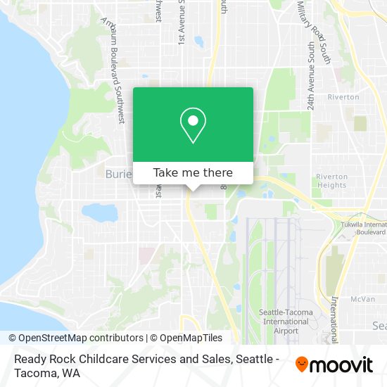 Ready Rock Childcare Services and Sales map