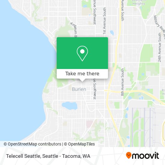 Mapa de Telecell Seattle