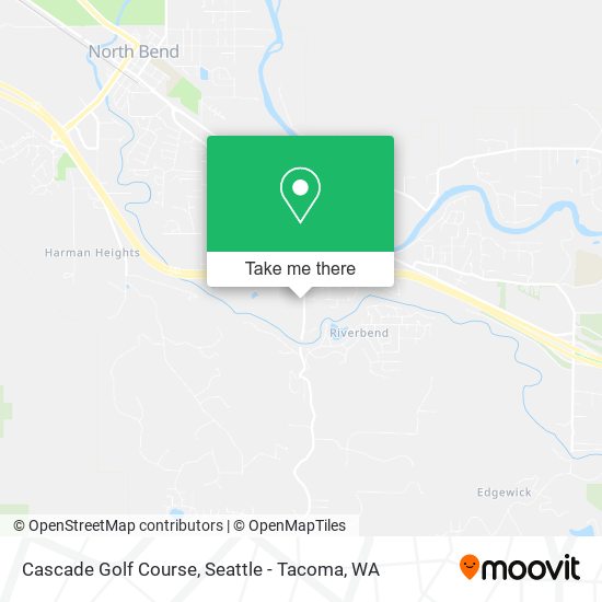 Cascade Golf Course map