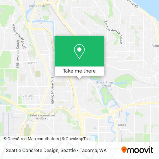 Seattle Concrete Design map