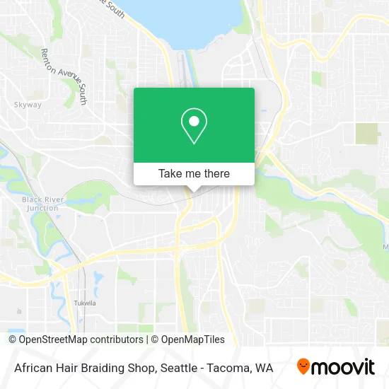 African Hair Braiding Shop map