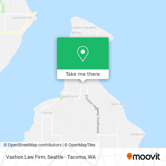 Vashon Law Firm map