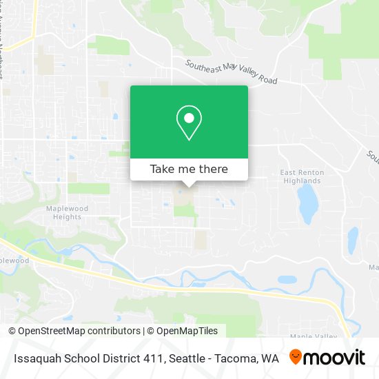 Issaquah School District 411 map
