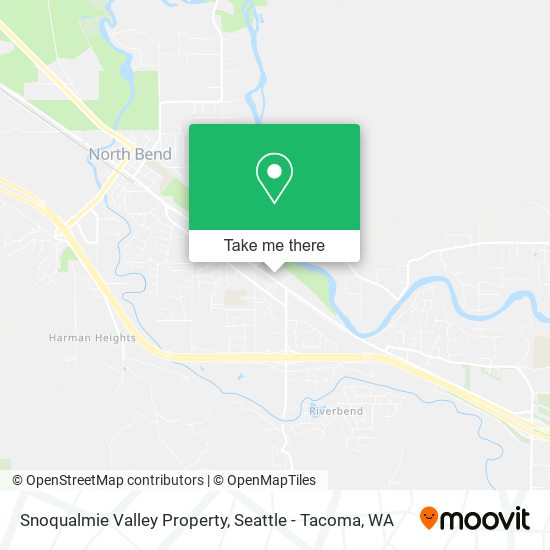 Mapa de Snoqualmie Valley Property