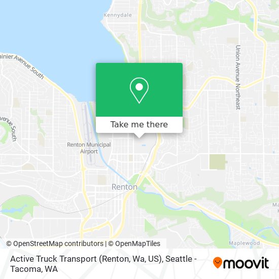 Mapa de Active Truck Transport (Renton, Wa, US)