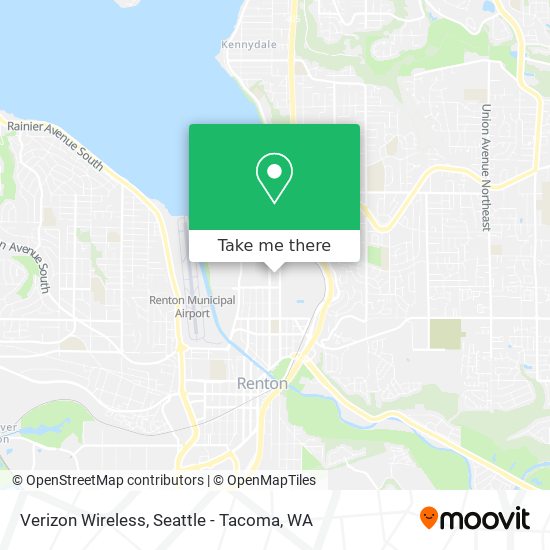 Mapa de Verizon Wireless