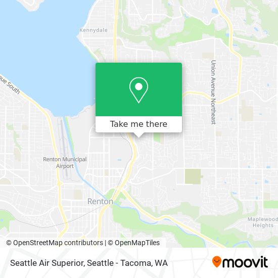 Seattle Air Superior map