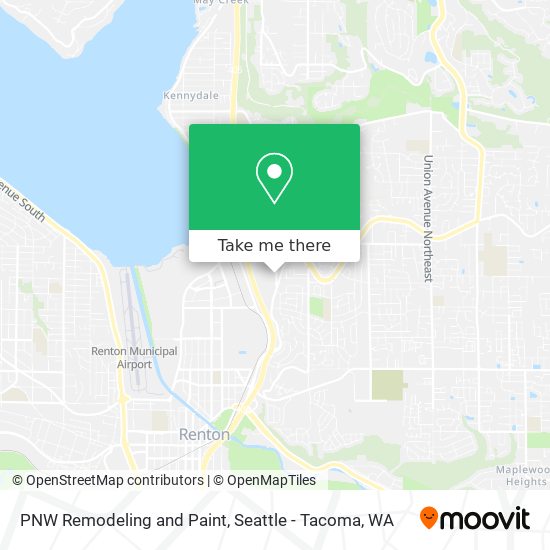 PNW Remodeling and Paint map