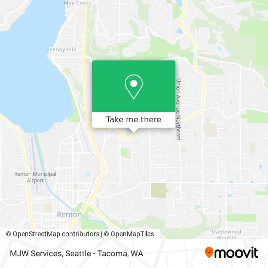 MJW Services map