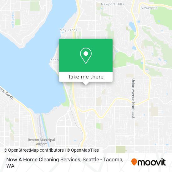 Now A Home Cleaning Services map