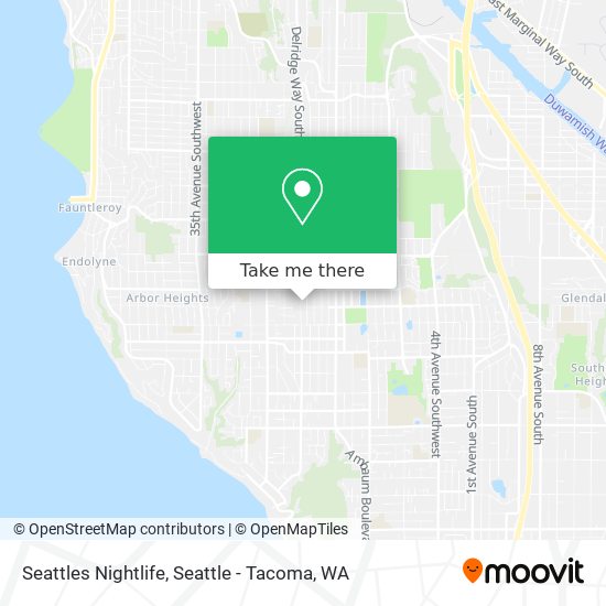 Seattles Nightlife map