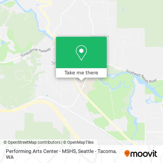 Performing Arts Center - MSHS map