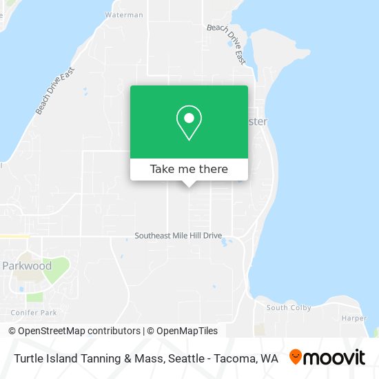 Mapa de Turtle Island Tanning & Mass
