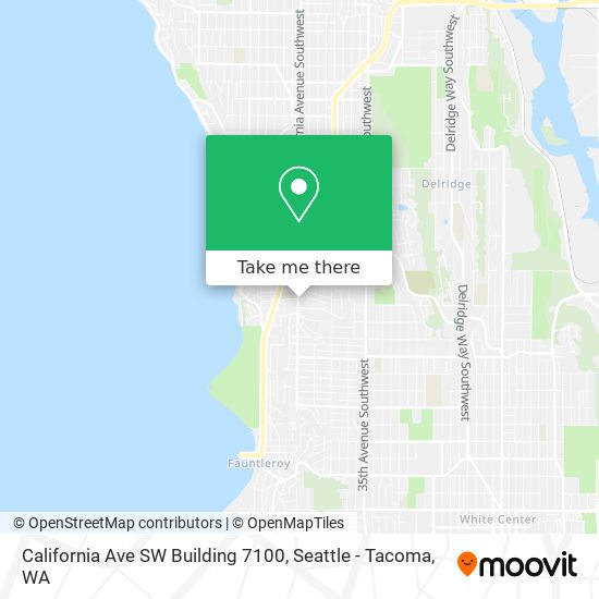 Mapa de California Ave SW Building 7100