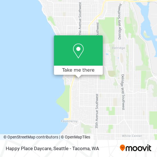 Happy Place Daycare map