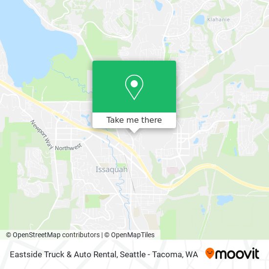 Eastside Truck & Auto Rental map