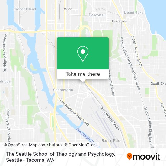 The Seattle School of Theology and Psychology map