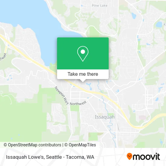 Issaquah Lowe's map