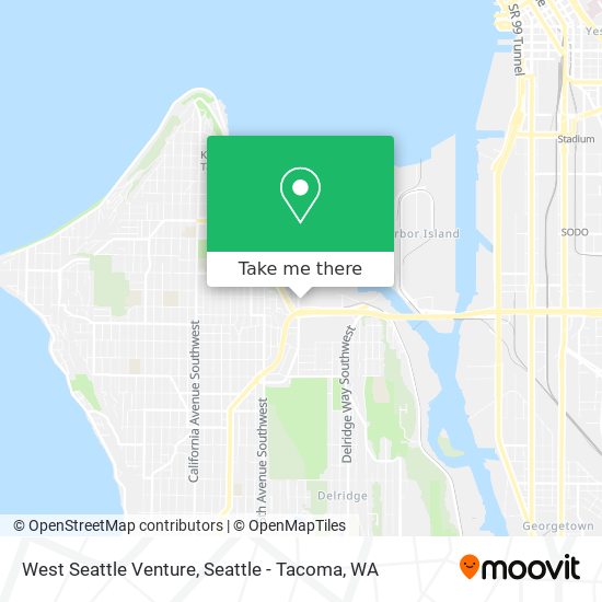 Mapa de West Seattle Venture