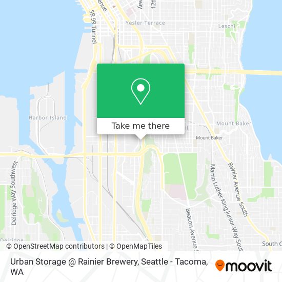 Urban Storage @ Rainier Brewery map