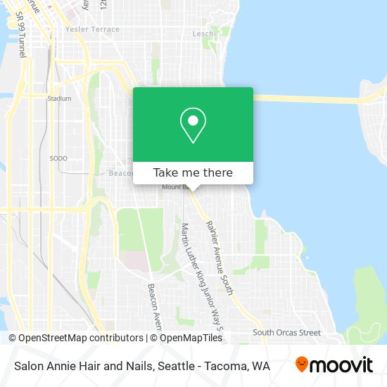 Mapa de Salon Annie Hair and Nails