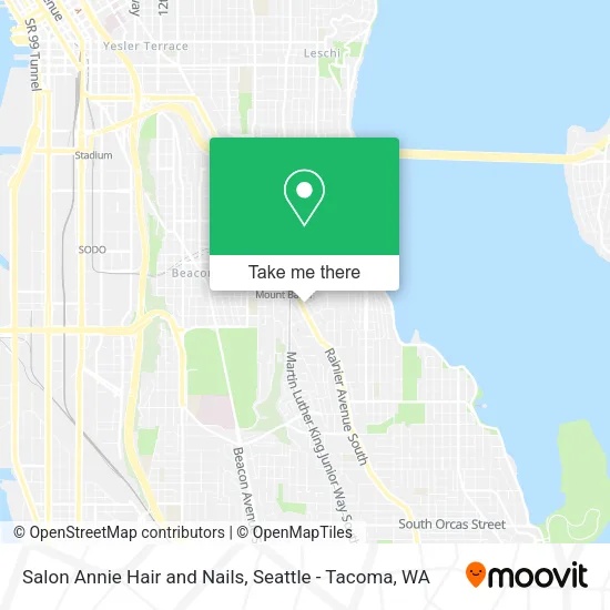 Mapa de Salon Annie Hair and Nails