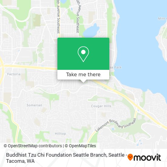 Mapa de Buddhist Tzu Chi Foundation Seattle Branch