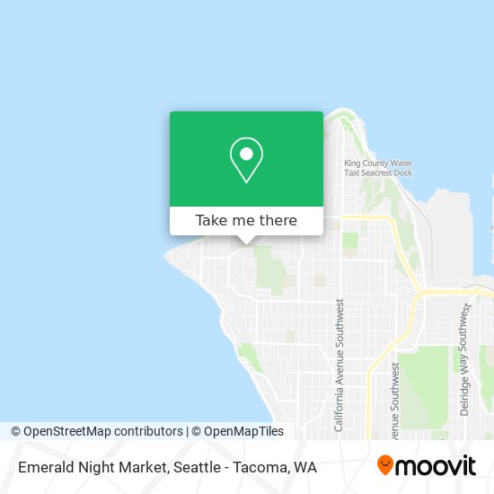 Emerald Night Market map