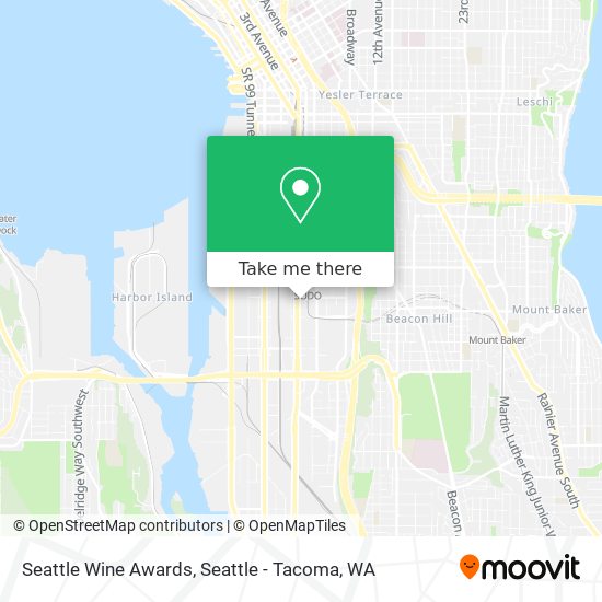 Mapa de Seattle Wine Awards