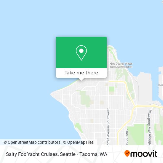 Salty Fox Yacht Cruises map