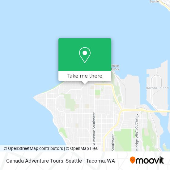 Canada Adventure Tours map