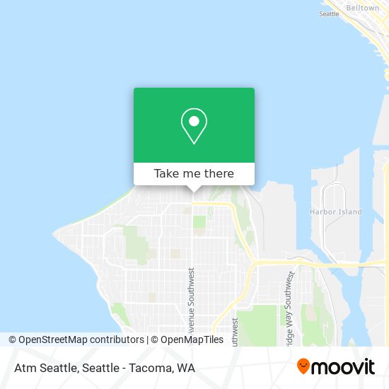 Atm Seattle map