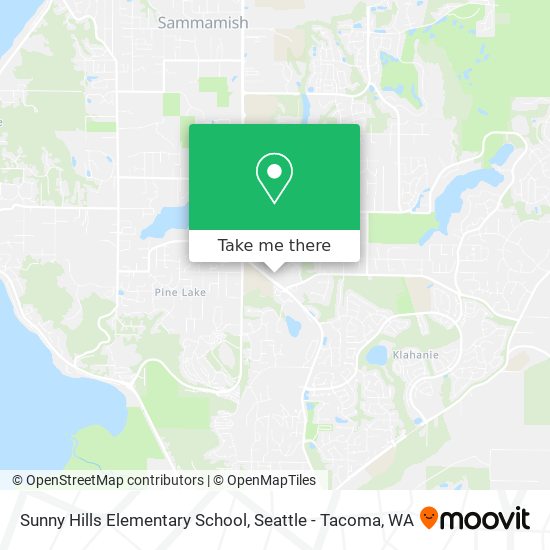 Sunny Hills Elementary School map