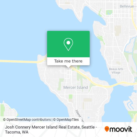 Josh Connery Mercer Island Real Estate map
