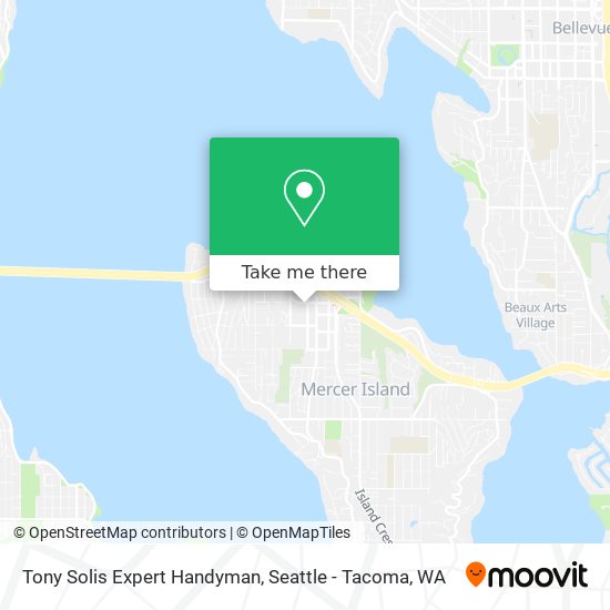 Tony Solis Expert Handyman map