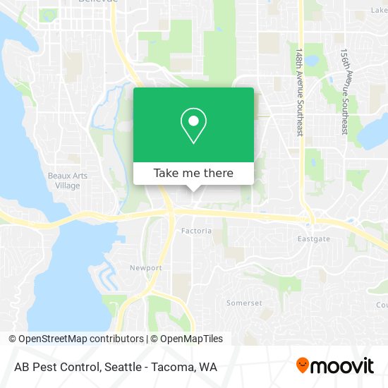 AB Pest Control map