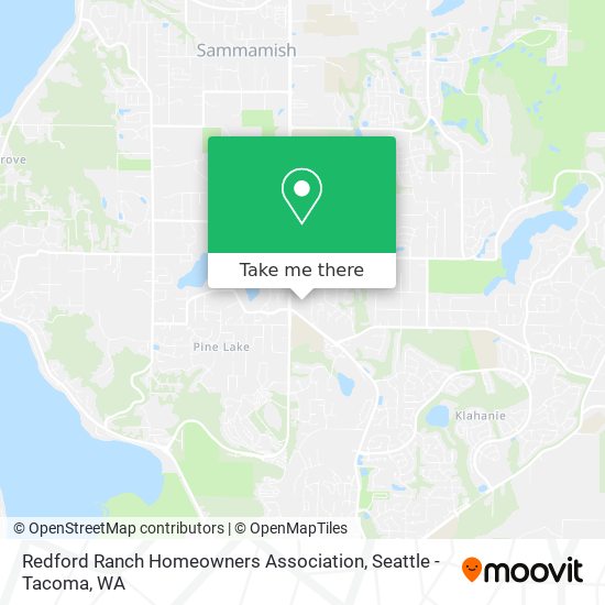 Mapa de Redford Ranch Homeowners Association