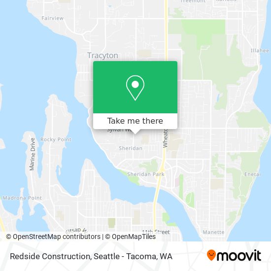 Redside Construction map