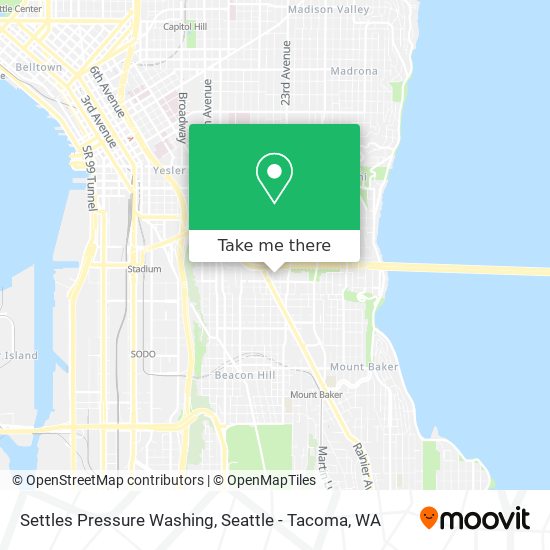 Settles Pressure Washing map