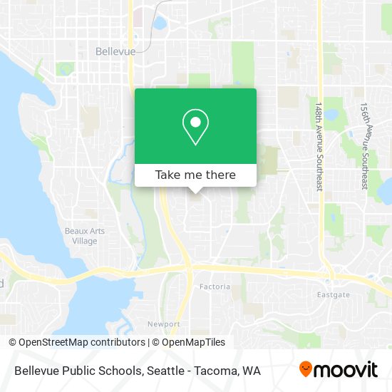 Mapa de Bellevue Public Schools