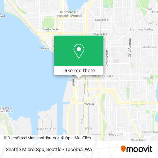 Mapa de Seattle Micro Spa