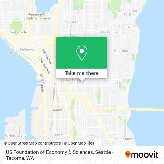 Mapa de US Foundation of Economy & Sciences